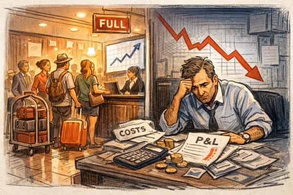 Hotel Revenues Rise But Profits Slip Through the Gaps