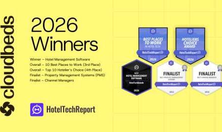 Cloudbeds Wins Big at 2026 HotelTechAwards, Leading Hospitality Tech