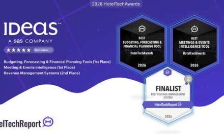 IDeaS Triumphs with Three Wins at 2026 HotelTechAwards