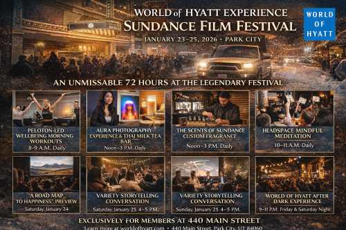 World of Hyatt Brings Members VIP Access at Sundance 2026