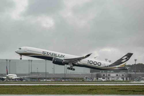STARLUX Welcomes Its First Airbus A350-1000 Flagship