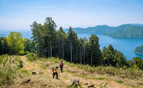The sweeping panoramic views from atop Mount Shizugatake