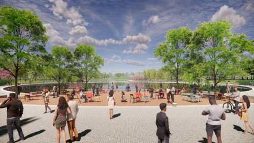 Trust for the Mall Rendering of Constitution Gardens Project Credit PWP Landscape Architecture