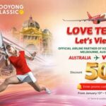 Vietjet Times Its Kooyong Classic Play Perfectly for Australians