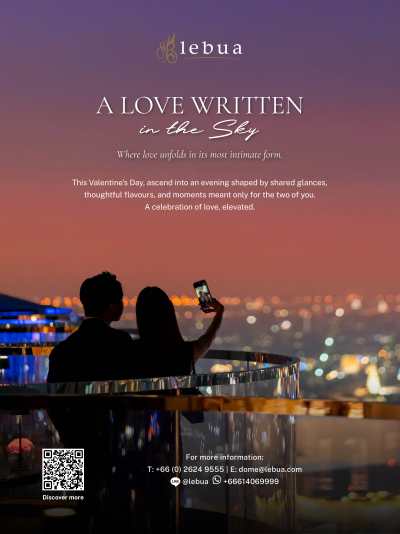 A Love Written in the Sky: Valentine’s Day 2026 at lebua
