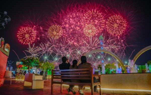 Liuyang Fireworks Light Up Abu Dhabi Skies