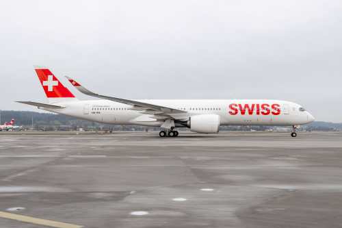 SWISS Welcomes Its Second Airbus A350 to the Fleet