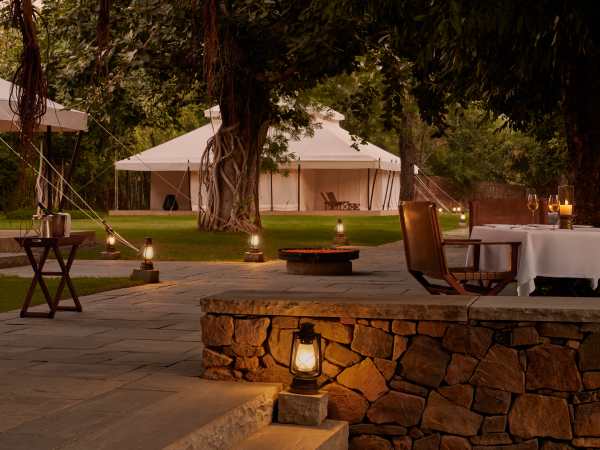 Aman-i-Khas, India - Resort, Restaurant, Exterior