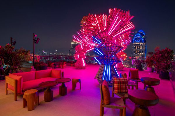 BKKOX Sato San rooftop bar_The structure & DJ_Night 06
