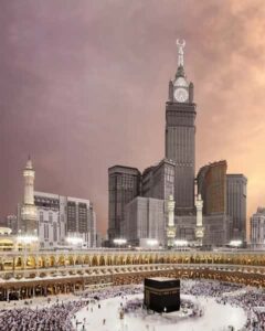 Fairmont Makkah clock Royal tower.