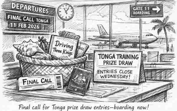 Tonga Prize Draw Deadline Looms for Aussie Travel Agents