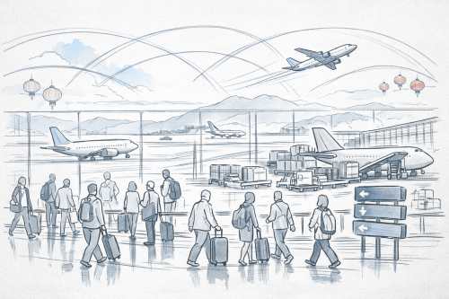 HKIA January Air Traffic Climbs to New Highs
