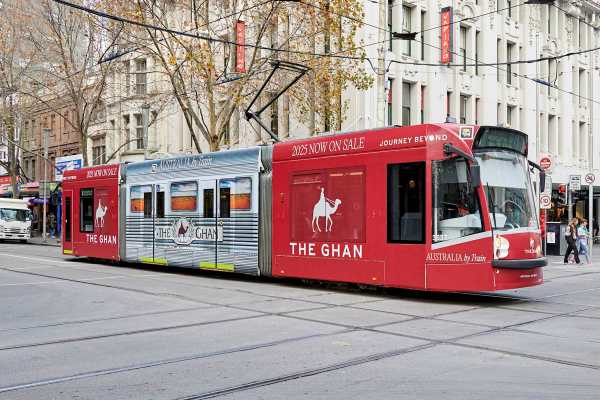JBR - Ghan Tram Wrap Melbourne 240628_Tram Wrap pro pic