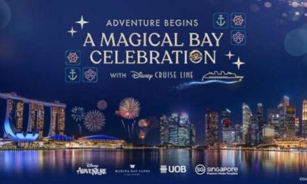 Marina Bay Lights Up with Disney Cruise Fireworks
