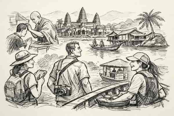 Explore Worldwide rewards agents with Cambodia famil