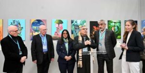 The Little Artists at Grand PalaisThe Little Artists with the Art Capital juryArt Capital Jury at Little Artists Exhibit