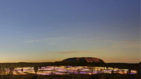 Uluru’s Field of Light Marks Milestone Year