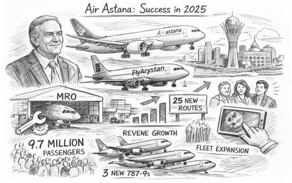 Air Astana Posts Strong FY2025 Results