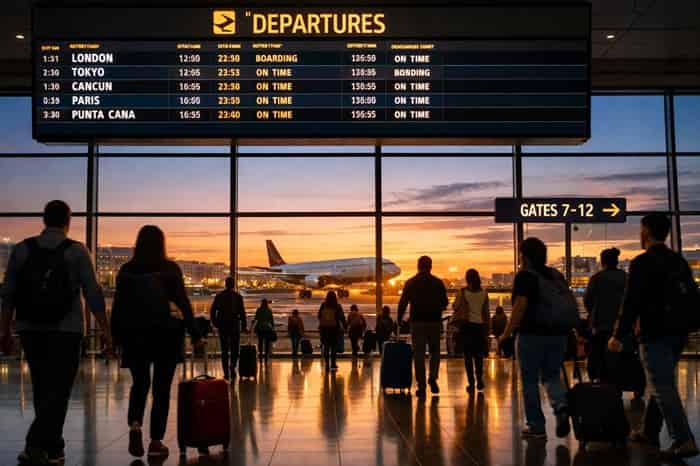 US Travel Stalls While Americans Fly Further Abroad