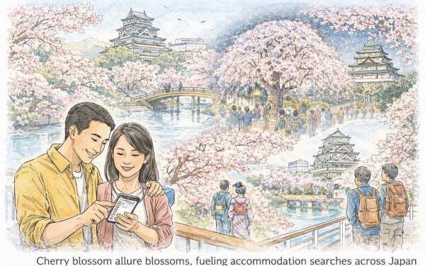 Agoda Sees Surge in Japan Cherry Blossom Travel