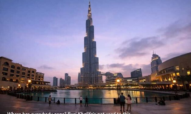 Dubai Tourism Wobbles as Burj Khalifa Crowds Vanish