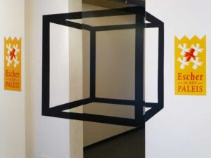 Escher cube illusion