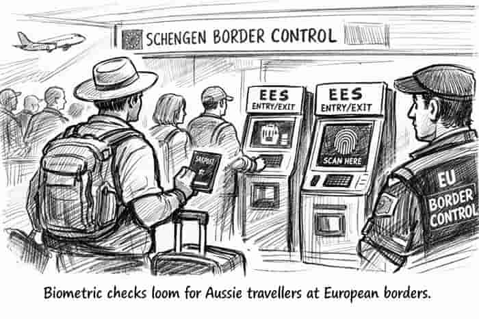 New EU Border Rules Set to Slow Arrivals From April 10