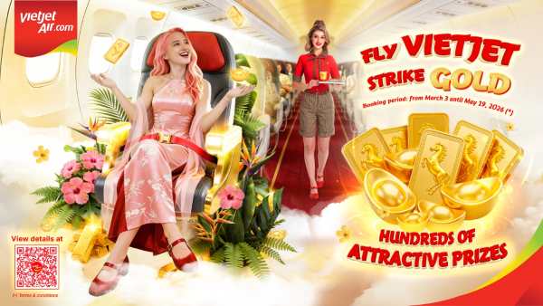 Fly Vietjet Strike Gold - KV