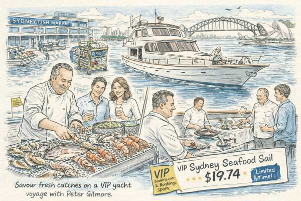 Sail & Savour with Peter Gilmore on Seafood Sail