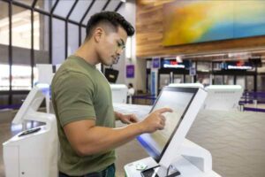 Hawaiian Airlines simplifies lobby experience by transitioning to self-service bag tag stations 1