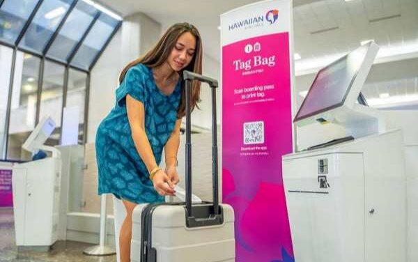 Hawaiian Airlines Adds Self-Service Bag Tag Stations