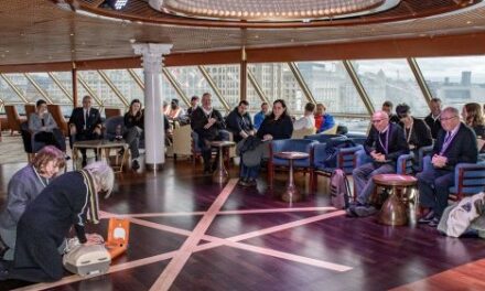 Fred. Olsen Backs Lifesaving Gear on Liverpool Waterfront