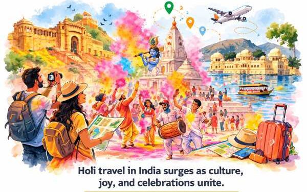 Agoda Reveals Holi Travel Surge for Jaipur and Udaipur