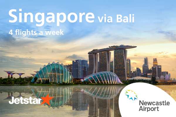 Newcastle–Singapore Flight Opens Hunter to the World