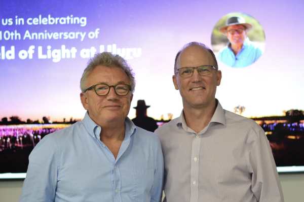 AAT Kings Celebrates 10 Years of Field of Light Uluṟu