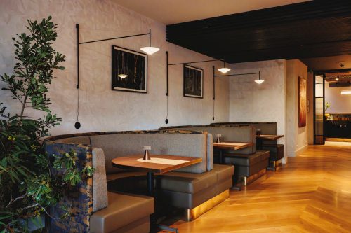 Saint Peter at The Grand National, bar seating, 2