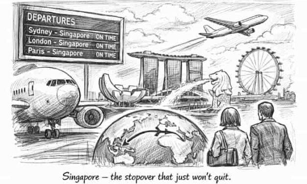 Singapore becomes lifeline for Europe travel from Australia