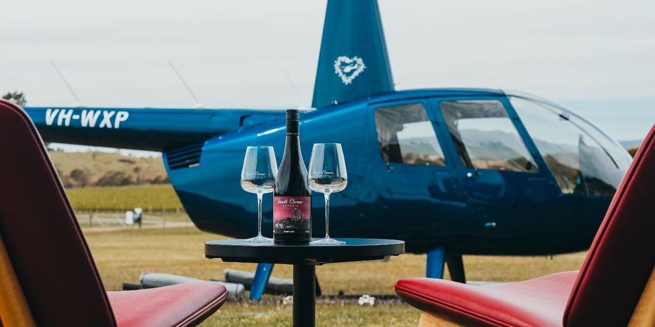 Devil’s Corner Launches Helicopter Wine Experience