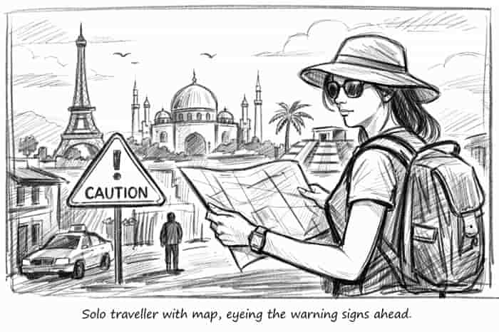 Solo Travellers Growing Wary as Safety Shapes Travel Plans