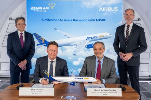 Atlas Air Bags 20 A350Fs in Airbus Freighter Coup