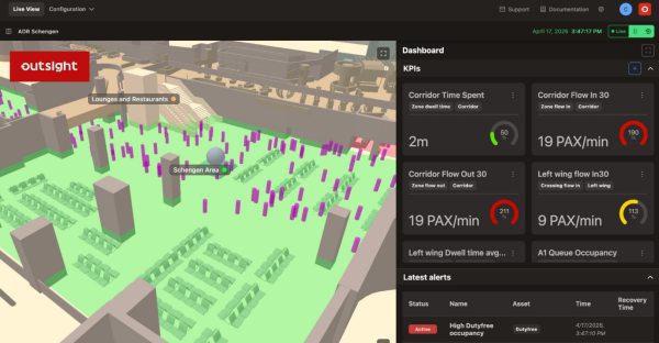 Rome Fiumicino Gets Physical AI Boost with Outsight