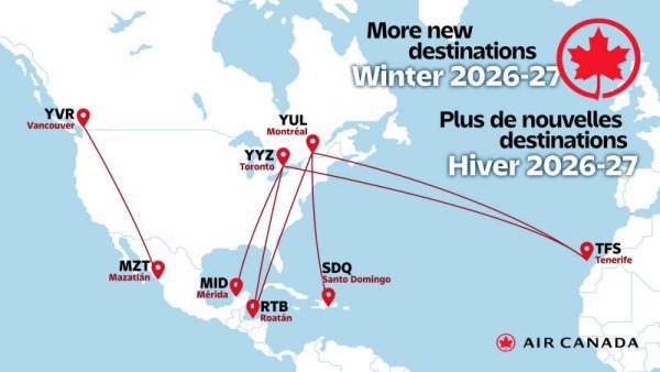 Air Canada Adds Canary Islands Flights for Winter Sun
