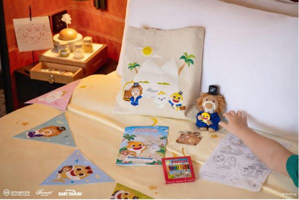 Baby Shark Family Room Stay Package Amenities