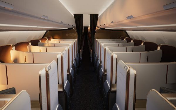 Air Canada Unveils Glowing Hearted Cabins
