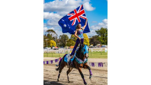 Mount Isa Rodeo Welcomes a Winged Cowgirl