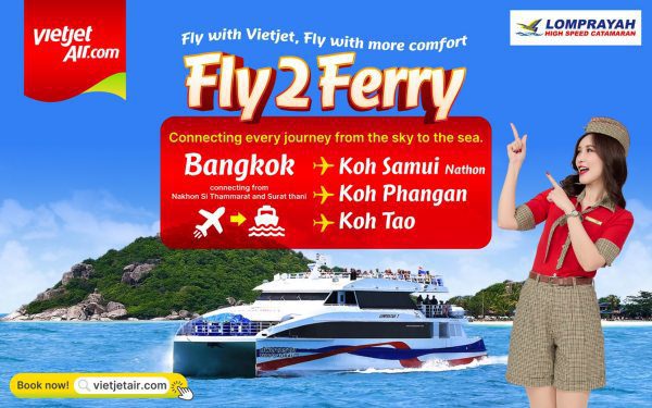 Vietjet Thailand Launches Fly2Ferry Service