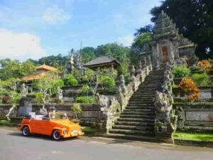 Mandapa VW convertible is a great way to explore Ubud and surrounds.