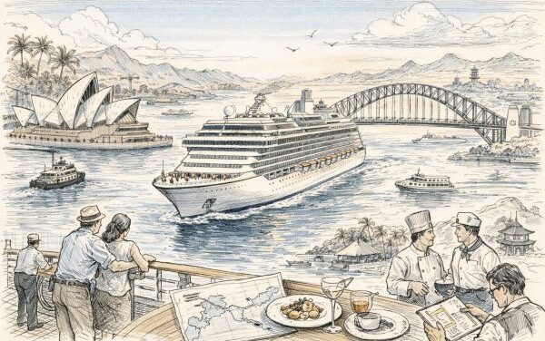 Oceania Vista Dazzles on Sydney Harbour Debut