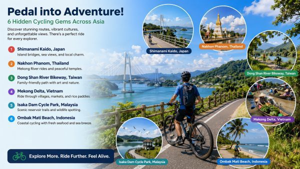 Pedal Off the Beaten Track with Agoda in Asia