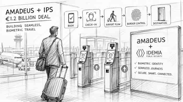 Amadeus Drops €1.2bn Bet on Biometric Travel Future